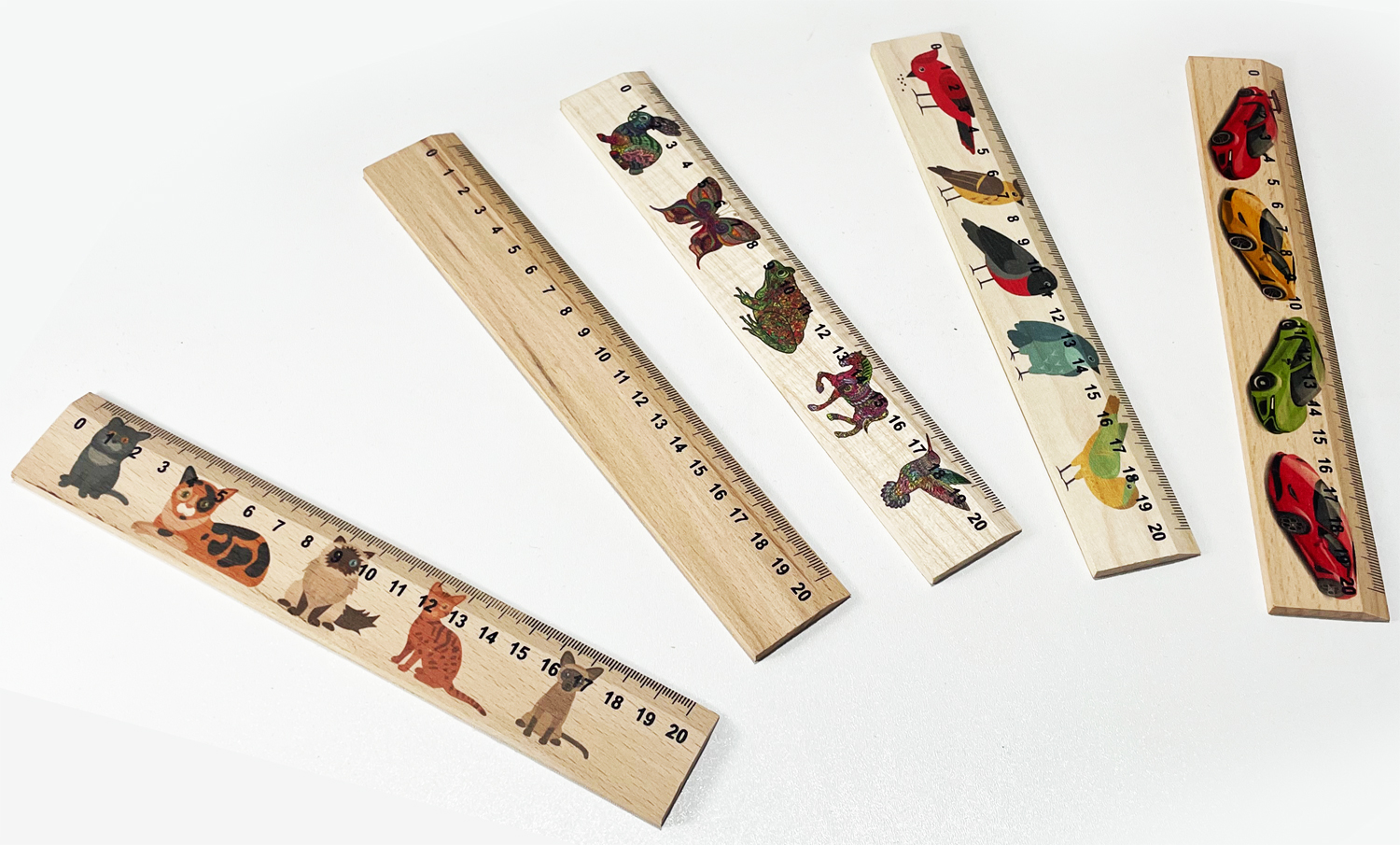 Custom Wooden Rulers with Imprint